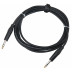 Propojovací audio stereo kabel; konektory: stereo jack 6,3 mm -&gt; 6,3 mm jack; délka: 3m.