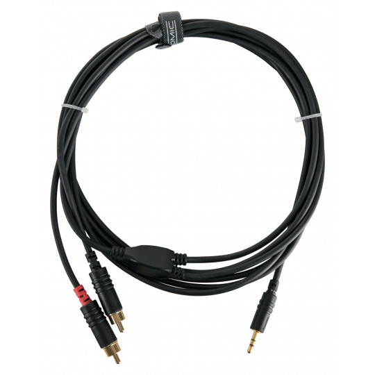 Pronomic Stage J3RC-3m audio kabel 3,5mm stereo jack / cinch 3m černý