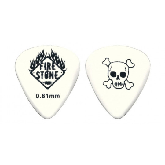 Trsátka Fire&Stone Monster Picks Skull 351-tvar, bílé