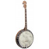 4-strunné banjo, korpus ořech, rezonátor ořech, tónový ring bronz, blána Remo Weatherking, krk ořech, kobylka javor s hrotem z ovangkol, hmatník ovangkol, hardware chrom, menzura 576 mm.