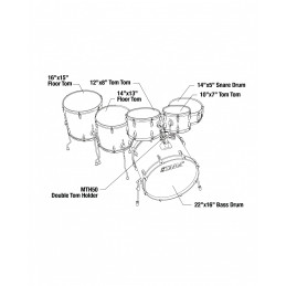 Tama IP62H6W-ELY Imperialstar Electric Yellow