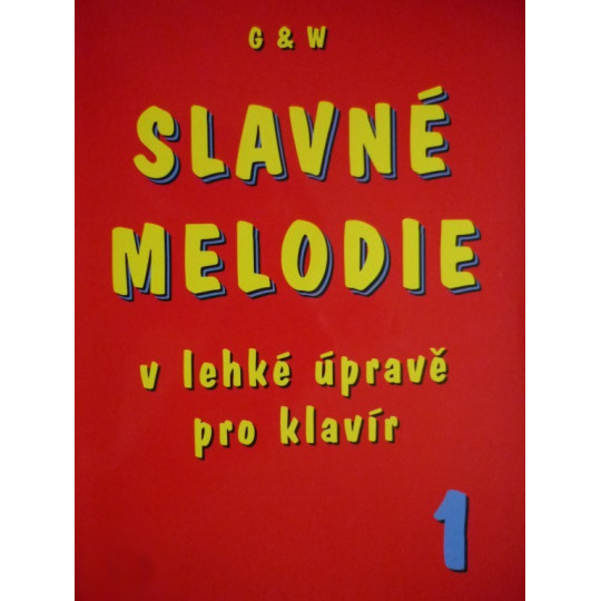 Slavné melodie 1 v lehké úpravě pro klavír