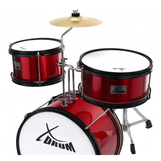 XDrum Junior bicí souprava - červená