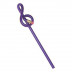 Tužka ve tvaru houslového klíče; s gumou; různé barvy; cena za 1 ks
