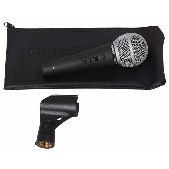 SHURE SM48S-LC - dynamický mikrofon pro zpěv/řeč s vypínačem